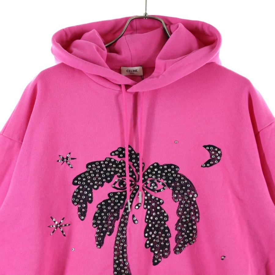 CELINE（セリーヌ） Palm Tree Stud Hoodie Y795670Q パームツリー