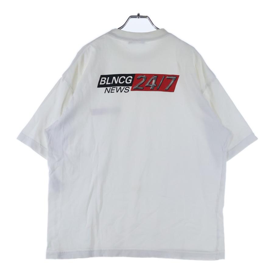 BALENCIAGA バレンシアガ 20AW News Logo Short Sleeve T-Shirt 