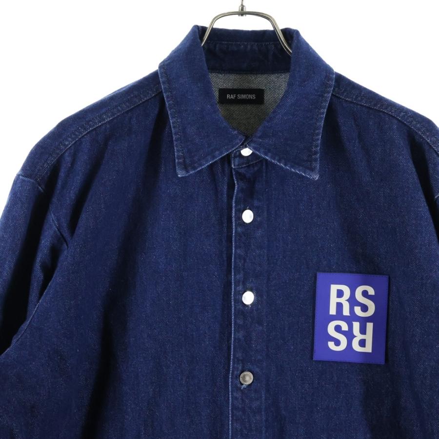 RAF SIMONS（ラフ シモンズ） 21AW RSロゴオーバーサイズデニムシャツ