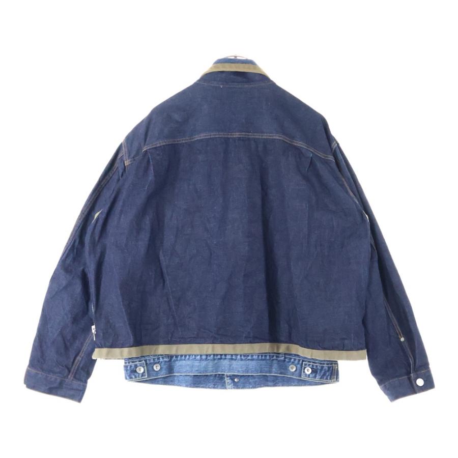 sacai Sacai サカイ 20SS Layered Denim Jacket 20-02263M