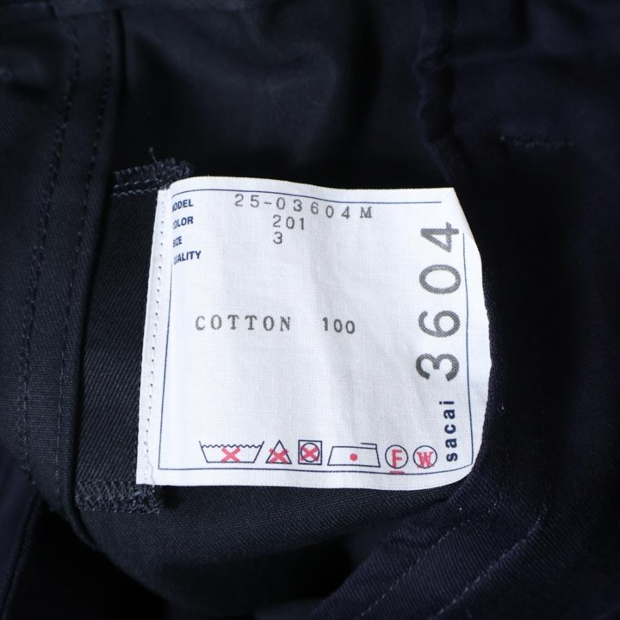 sacai（サカイ） 25SS Cotton Chino Pants 25-03604M ベルテッド