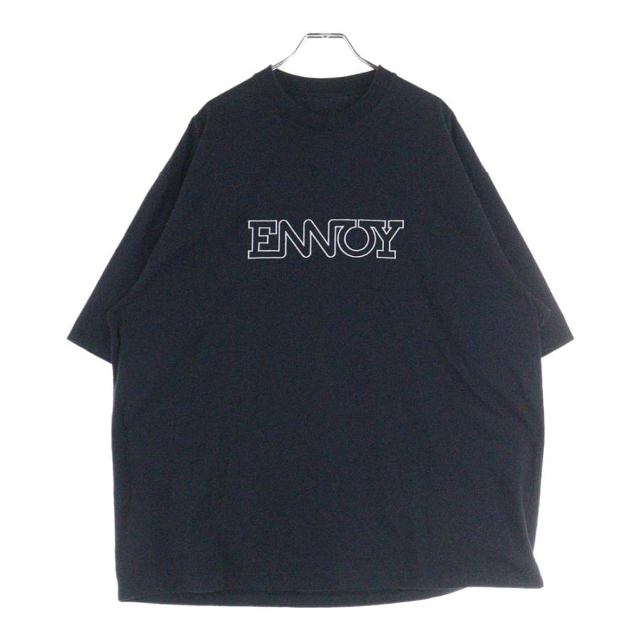 ENNOY エンノイ Electric Logo EMB T-Shirt SS24BRENCT01NTL