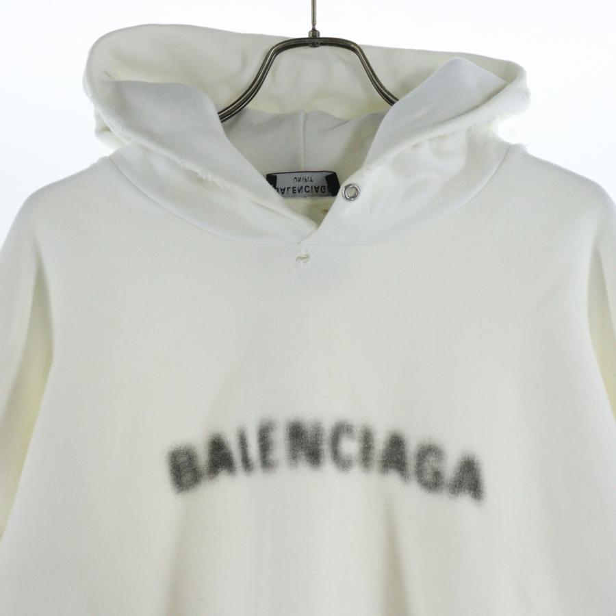 BALENCIAGA（バレンシアガ） 21AW ダメージ加工 ピクセルロゴ ビッグ