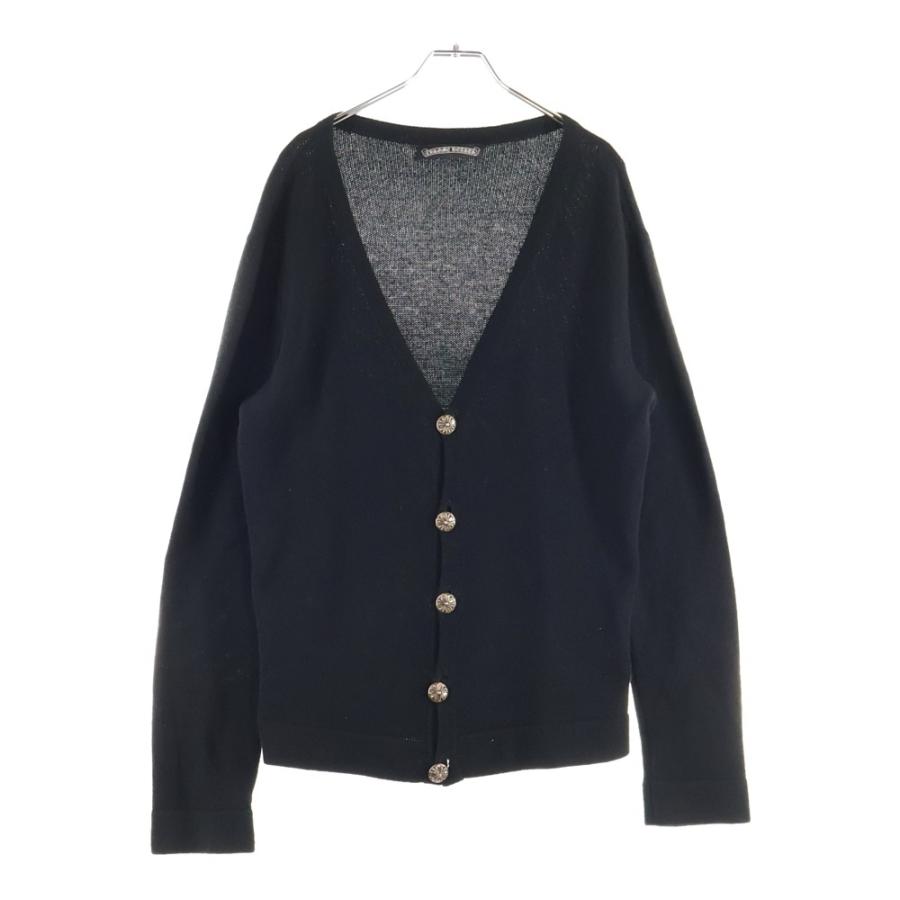 CHROME HEARTS クロムハーツ × COMME des GARCONS CASHMERE CARDIGAN クロスボールボタン カシミア ニットカーディガン レッド KP-N001 CHROME HEARTS × COMME des GARCONS Cross Ball Button Cashmere Knit