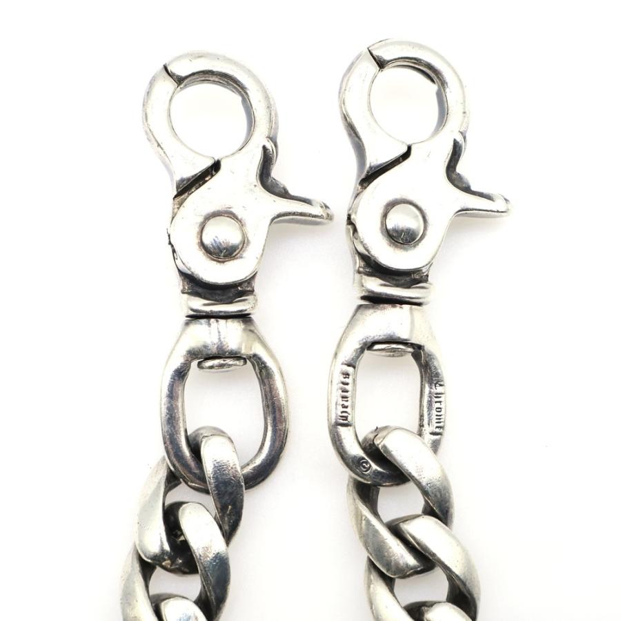 ウォレットチェーン クラシック 40cm シルバー925 2クリップ 楽天市場】CHROME HEARTS クロムハーツ ダブルクリップチェーン