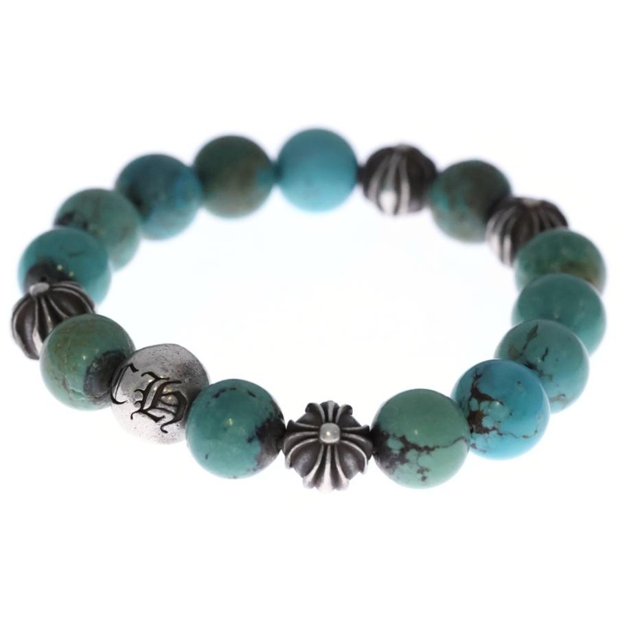 CHROME HEARTS（クロムハーツ） 12mm BEAD ターコイズビーズ クロス