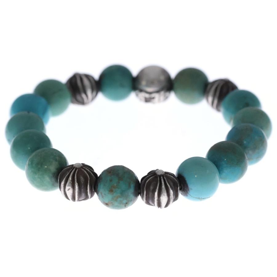 CHROME HEARTS（クロムハーツ） 12mm BEAD ターコイズビーズ クロス