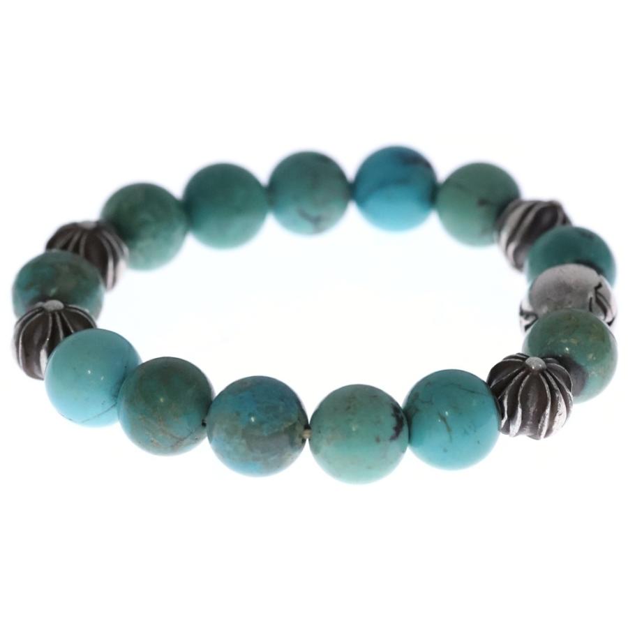 CHROME HEARTS（クロムハーツ） 12mm BEAD ターコイズビーズ クロス