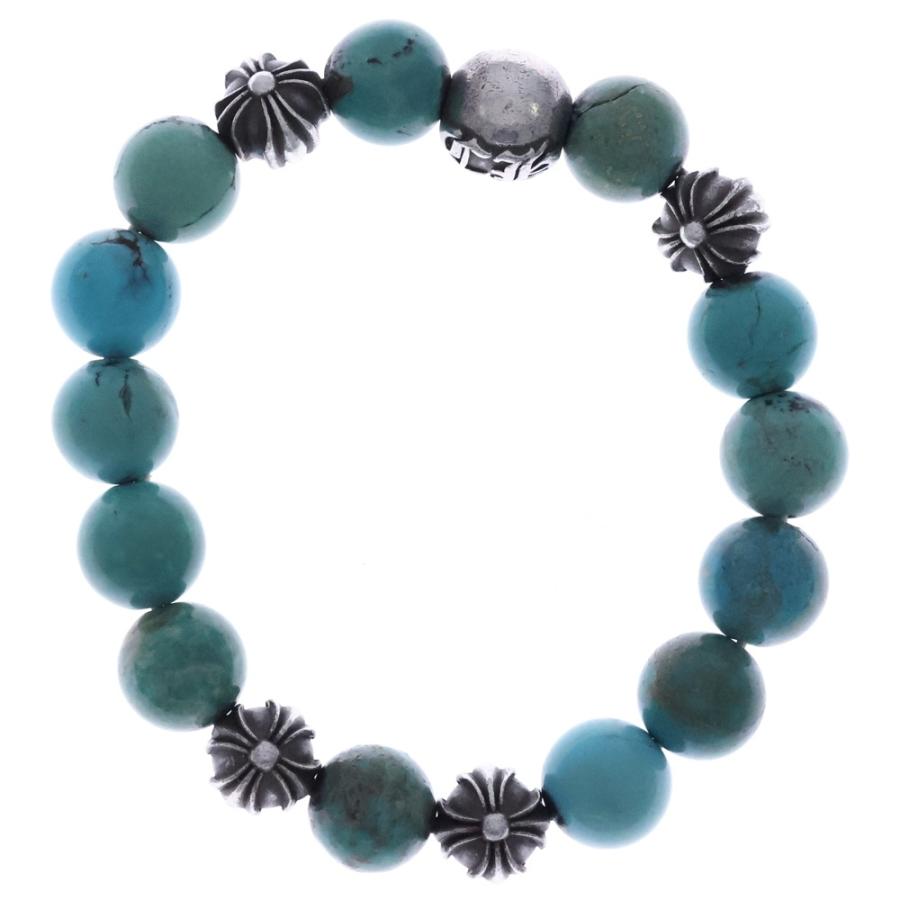 CHROME HEARTS（クロムハーツ） 12mm BEAD ターコイズビーズ クロス
