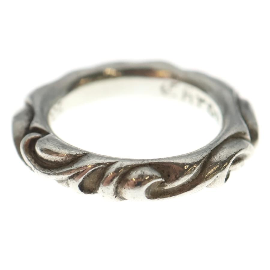 [正規品] CHROME HEARTS スクロールバンドリング クロムハーツ CHROME HEARTS（クロムハーツ） SCRL BAND スクロールバンド リング