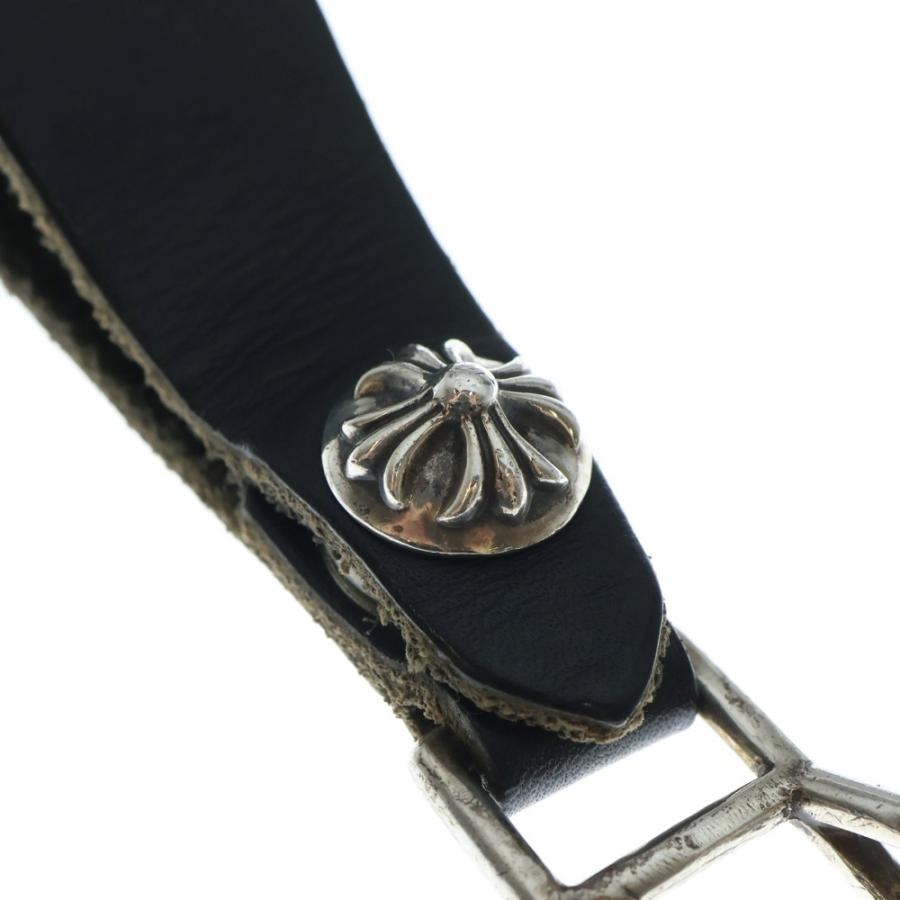 CHROME HEARTS（クロムハーツ） BELT LOOP クロスボールボタンレザー