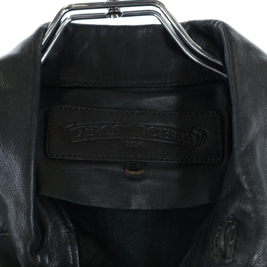 CHROME HEARTS（クロムハーツ） クロスボールボタン レザーロング