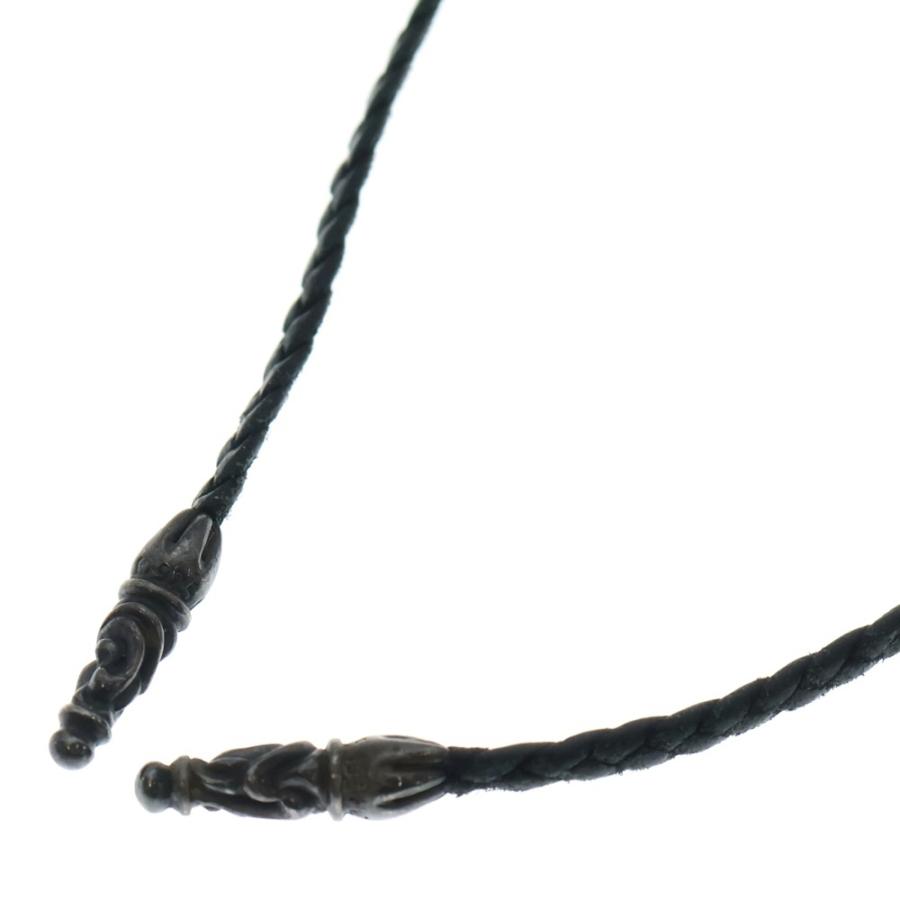CHROME HEARTS（クロムハーツ） EATHER BRAID ネックレス レザー