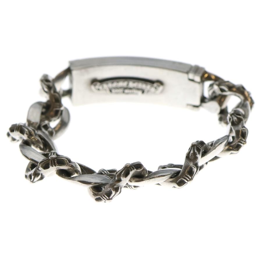CHROME HEARTS　s925 フラワーモチーフ バングル クロムハーツCHプラススキニーマルチバングル(ブレスレット)|クロム