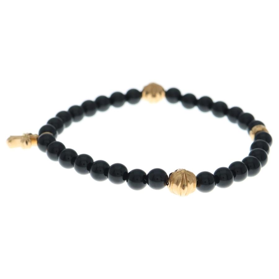 6mm BEAD STACK CH CROSS スタックCHクロス ビーズブレス CHROME HEARTS（クロムハーツ） 22k 6mm BEAD 6mmビーズブレス