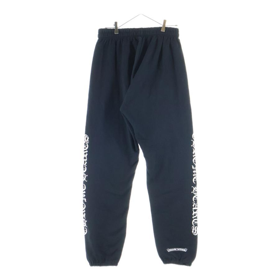 CHROME HEARTS クロムハーツ SWTSHRT PANTS フロントスクロールラベル サイドロゴ プリント スウェットパンツ ブラック_1