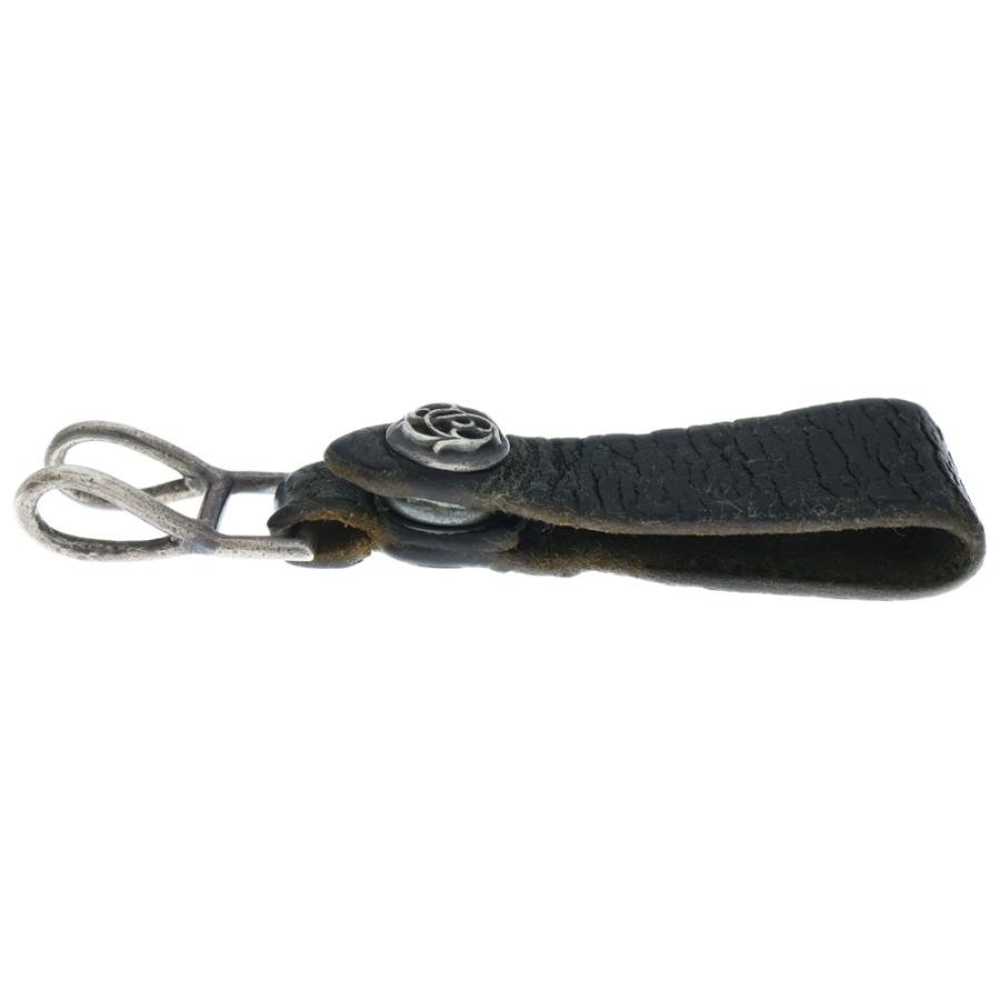 レア クロムハーツ BELT LOOP クロウ ボール ボタン レザー CHROME HEARTS（クロムハーツ） BELT LOOP フローラルボールボタン