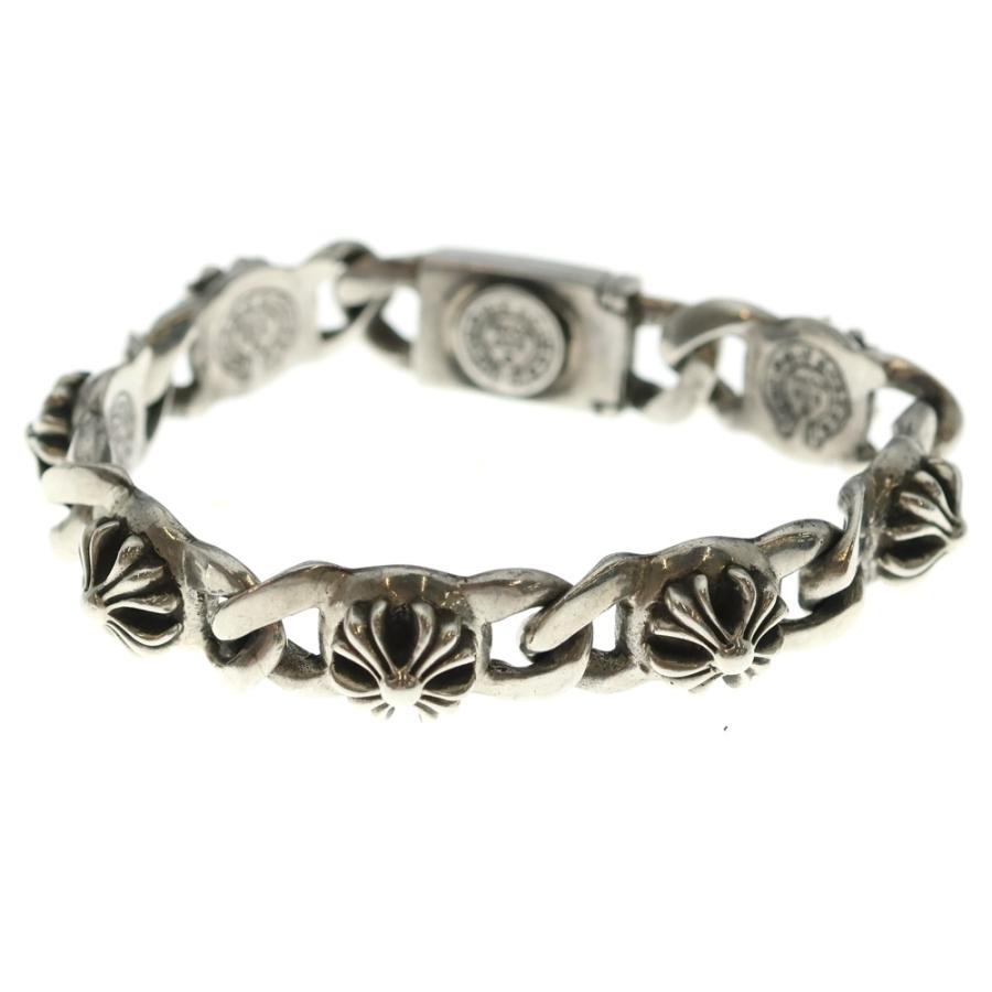 Paul クロムハーツChrome hearts風 シルバー製ブレスレット CHROME HEARTS（クロムハーツ） SML CROSS LINK スモールクロスリンク