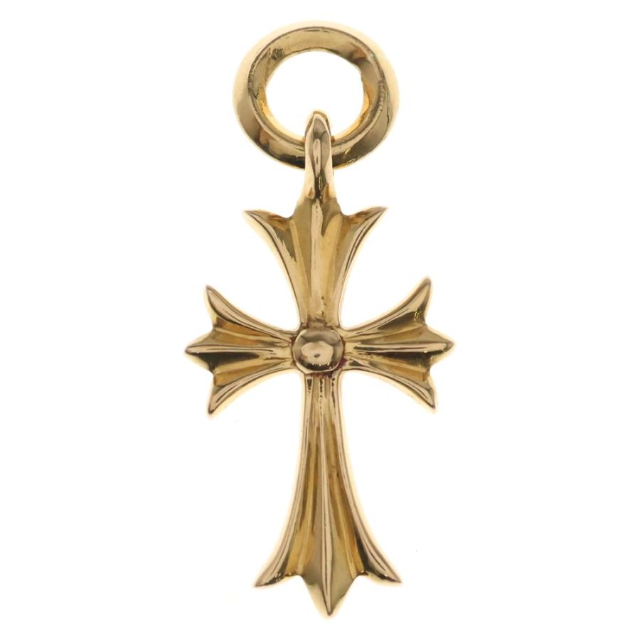 E533 クロムハーツ 22K タイニー CH クロス チャーム ネックレストップ CHROME HEARTS クロムハーツ タイニーCH クロスチャーム 22k