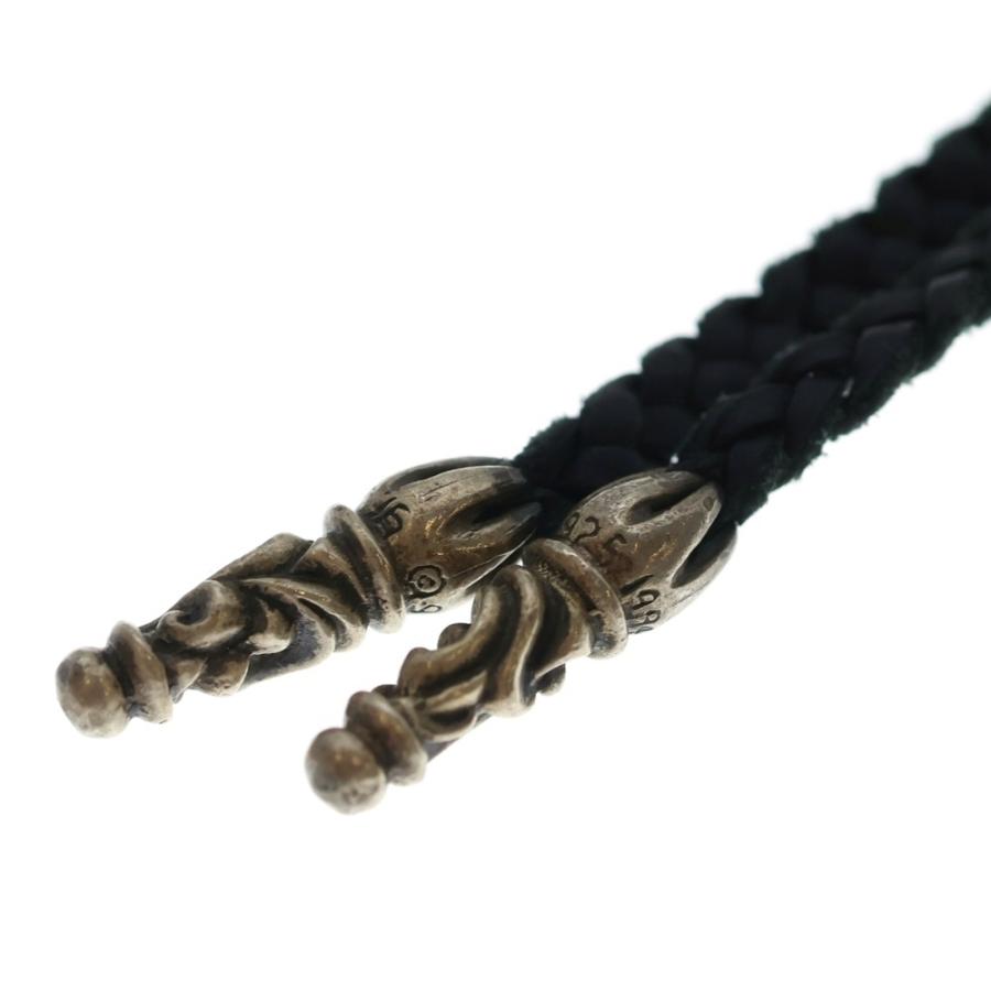 CHROME HEARTS（クロムハーツ） LEATHER BRAID スクロールレザー