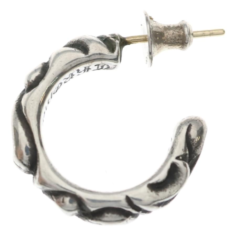CHROME HEARTS クロムハーツ HOOP SCROOL 1 スクロールフープ シルバーピアス_2