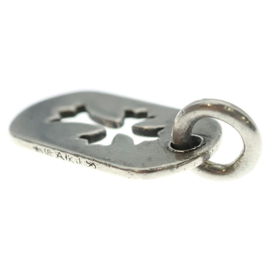 CHROME HEARTS クロムハーツ D TAG SML CO CRS OLD カットアウトクロスドッグタグ スモール ペンダントトップ シルバー BCA242 CHROME HEARTS（クロムハーツ） D TAG SML CO CRS OLD カットアウト