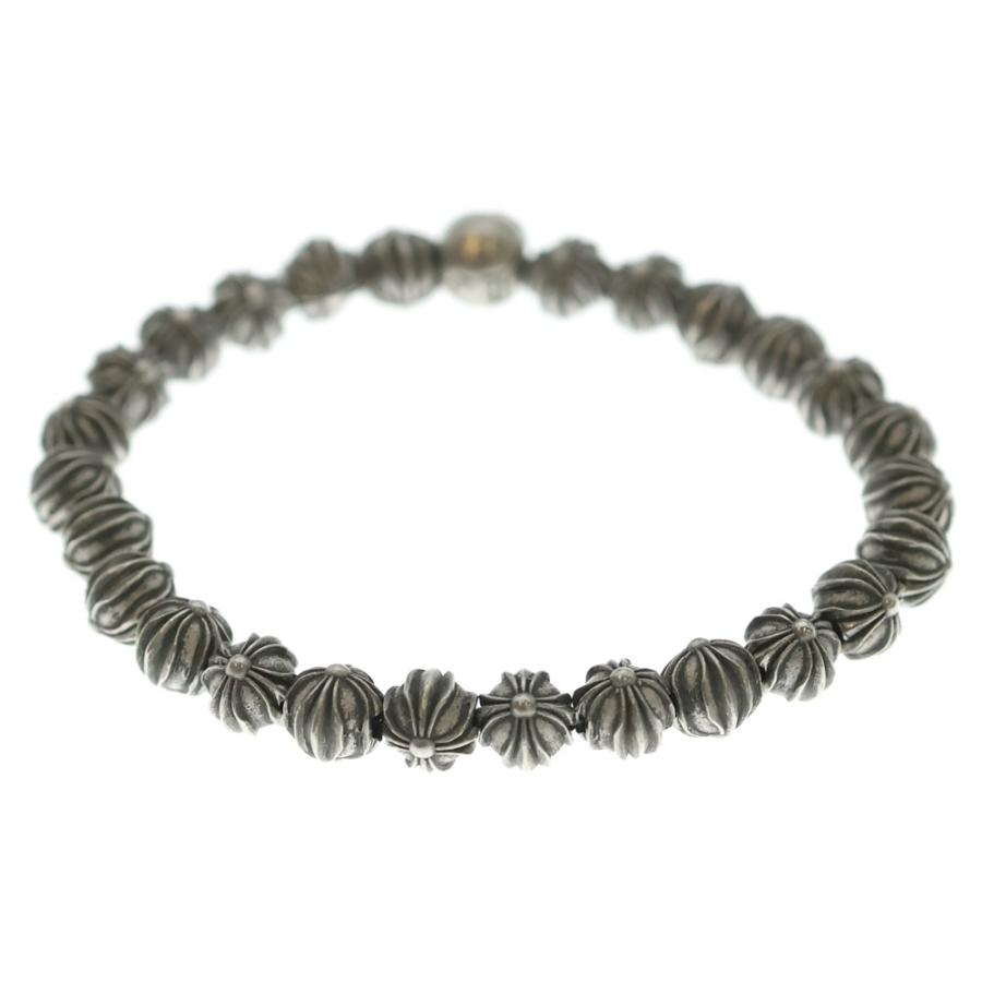 クロムハーツ　シルバービーズ CHROME HEARTS（クロムハーツ） 6mm BEAD SV/6mmシルバービーズブレス