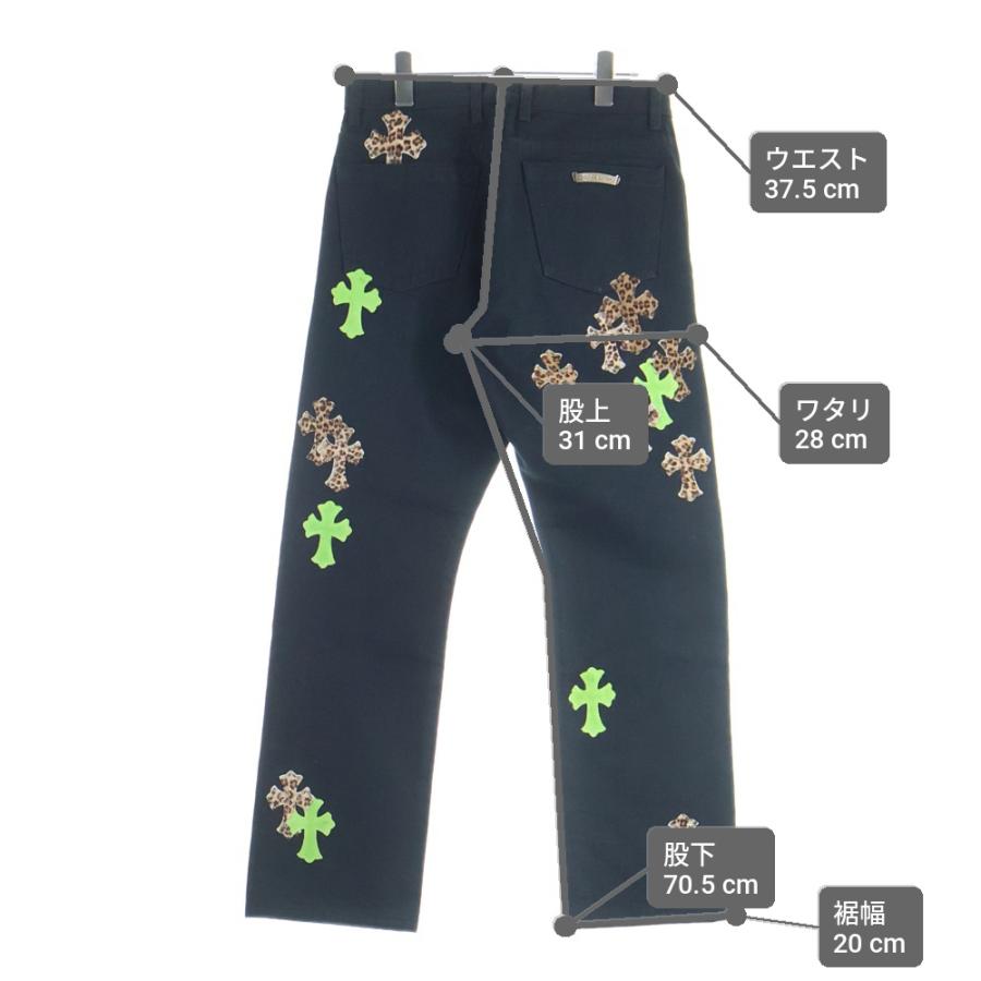 CHROME HEARTS（クロムハーツ） JEAN STRTLG FBRC クロスパッチ付き