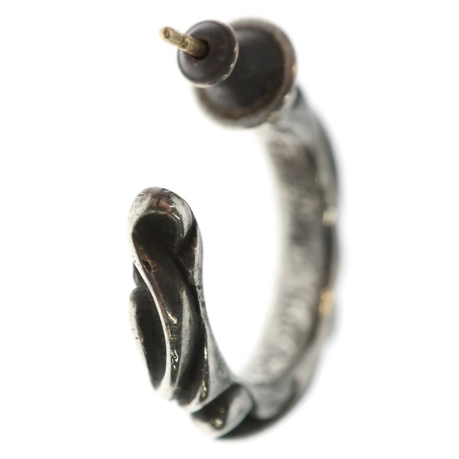 CHROME HEARTS（クロムハーツ） HOOP SCROOL スクロール フープピアス