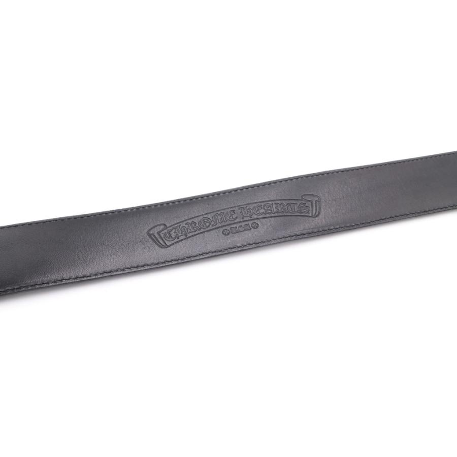 CHROME HEARTS クロムハーツ BLT ROLLER 3PC ローラー レザーベルト ブラック/シルバー CHROME HEARTS（クロムハーツ） BLT ROLLER 3PC 3PC ケルティック