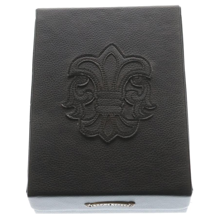 CHROME HEARTS クロムハーツ BSフレアパッチ メガネケース ブラック CHROME HEARTS（クロムハーツ） BSフレアパッチ メガネケース ブラック