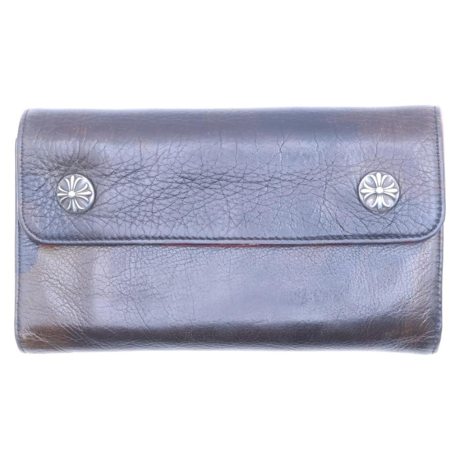 CHROME HEARTS（クロムハーツ） WAVE ウェーブ レザーウォレット 財布