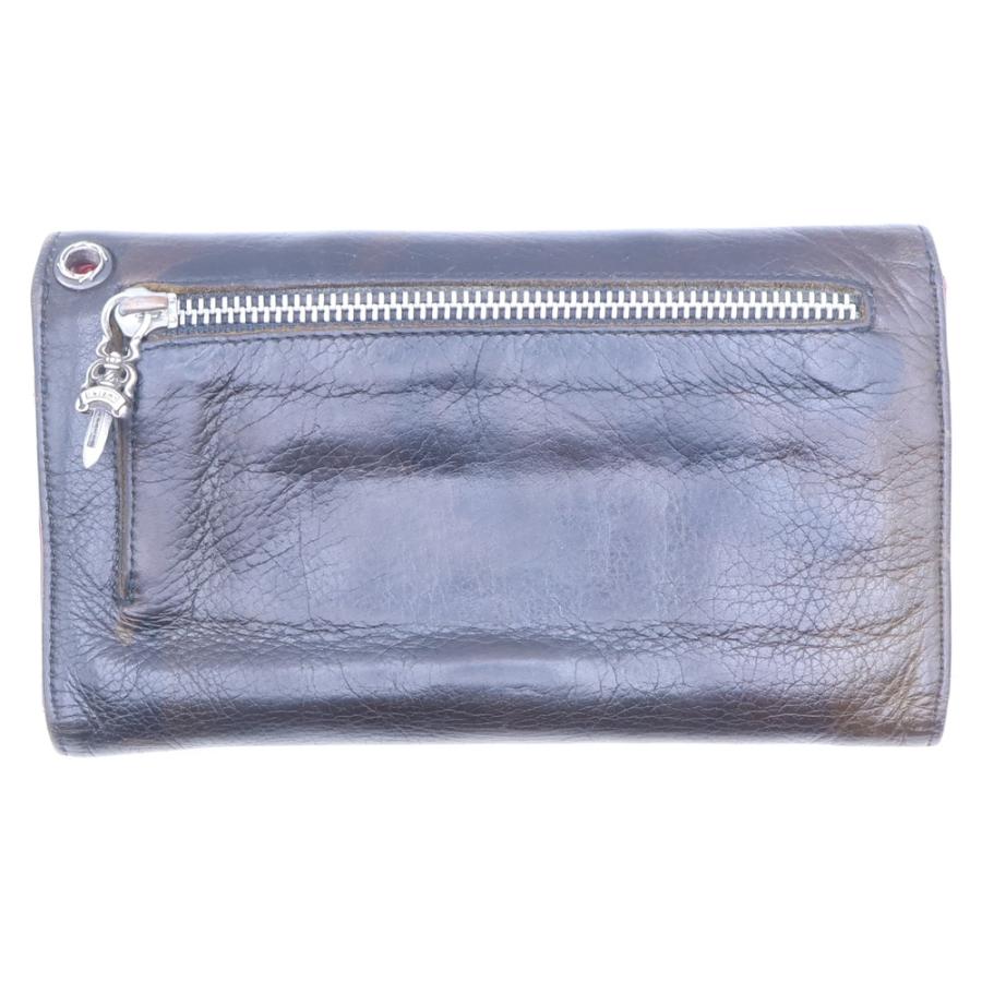 CHROME HEARTS（クロムハーツ） WAVE ウェーブ レザーウォレット 財布
