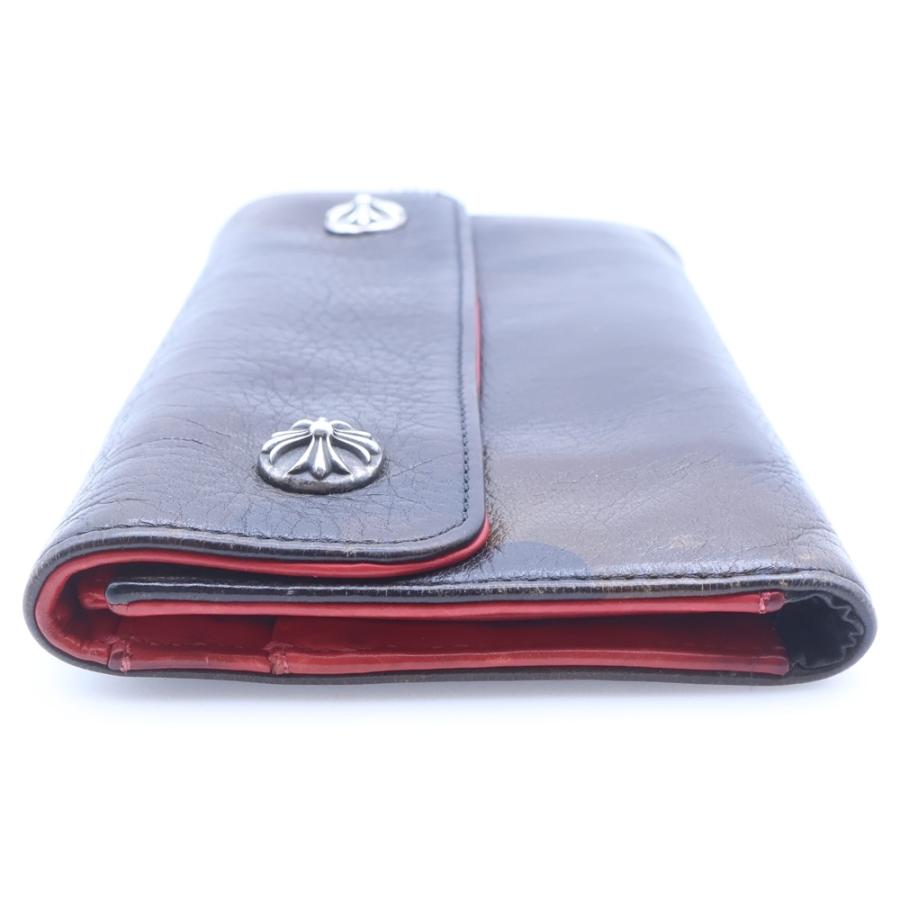 CHROME HEARTS（クロムハーツ） WAVE ウェーブ レザーウォレット 財布