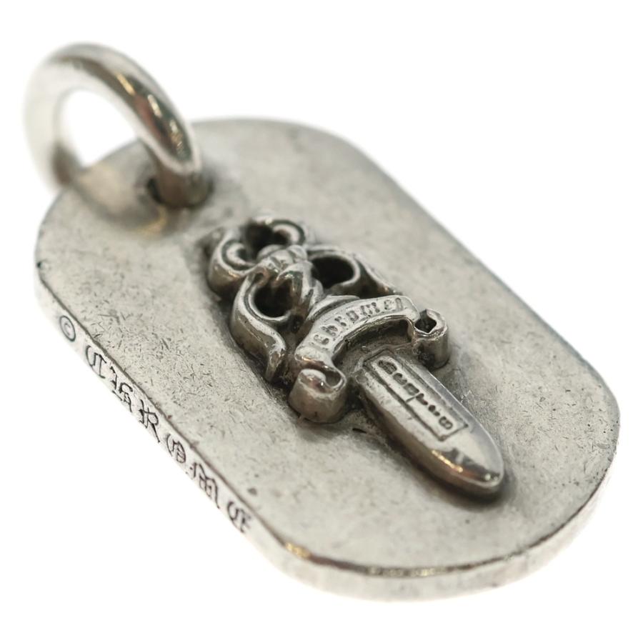 クロムハーツ　ダガーペンダントトップ　ドッグタグ CHROME HEARTS（クロムハーツ） RAISED DAGGER DOGTAG レイズドダガー
