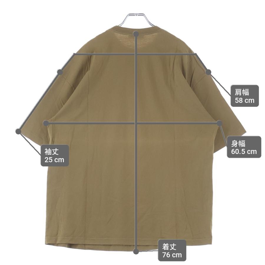 BALENCIAGA（バレンシアガ） BBロゴプリント半袖Tシャツ ベージュ