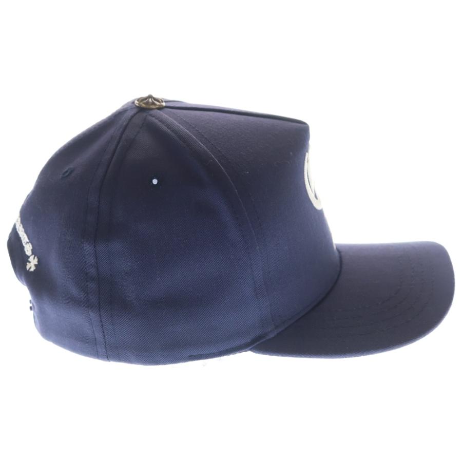 クロムハーツ ネイビー ベースボールキャップ C&H刺繍 CHROME HEARTS（クロムハーツ） CH HAT CH刺繍ベースボール帽子