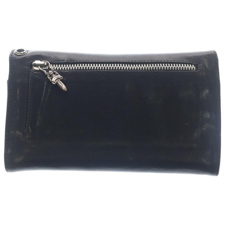 CHROME HEARTS（クロムハーツ） WAVE ウェーブ レザーウォレット 財布