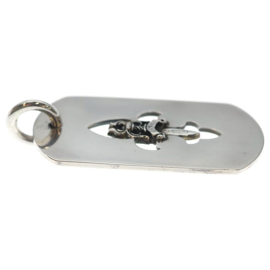 Chrome Heartsフレアダガー ドッグタグ ネックレストップ CHROME HEARTS（クロムハーツ） D TAG LRG FLE DAG フレアダガー