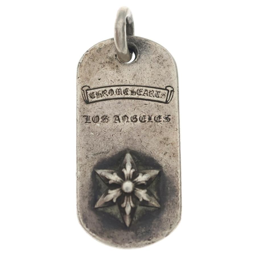 CHROME HEARTS レイズドスター ドッグタグ LA限定 即日配送 クロムハーツ（Chrome Hearts）ドッグタグ レイズドスターLA