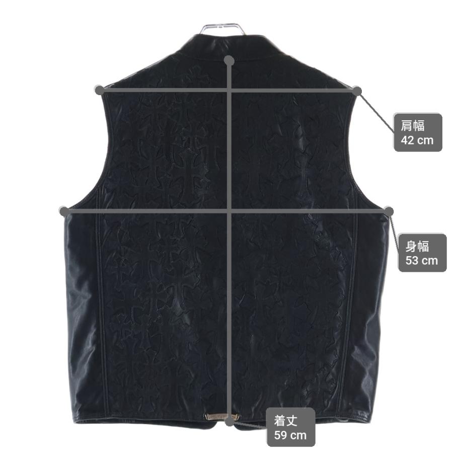 本物 CHROME HEARTS クロムハーツ パパ ベスト クロスパッチ CHROME HEARTS（クロムハーツ） PAPA パパ セメタリークロスパッチ