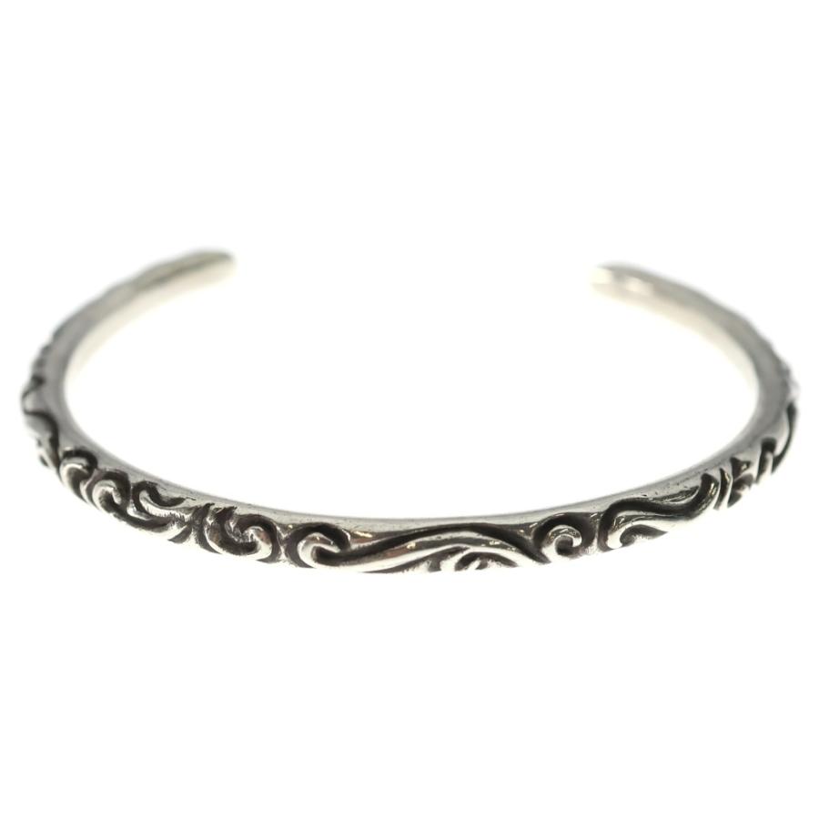 鑑定済み　Chrome Hearts スクロールバンド バングル ブレスレット CHROME HEARTS（クロムハーツ） BANGLE SCROLL スクロールバンド