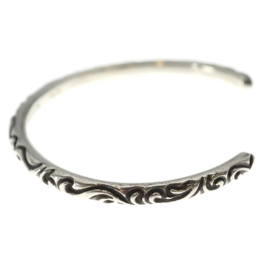 Chrome Hearts スクロールバンド バングル シルバー　インボイス付き CHROME HEARTS（クロムハーツ） BANGLE SCROLL スクロールバンド