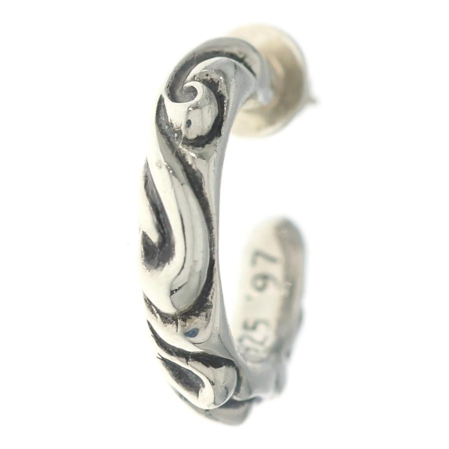 CHROME HEARTS（クロムハーツ） HOOP SCROOL スクロール フープピアス