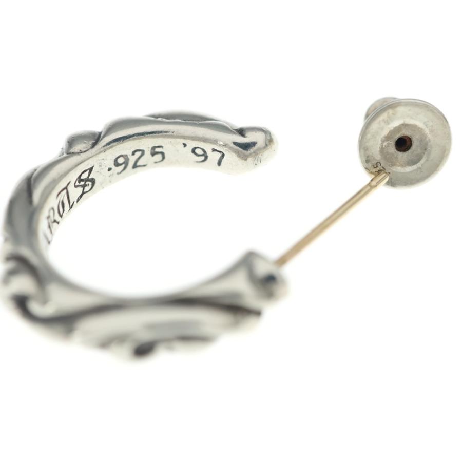 特価[訳あり品]クロムハーツ　スクロールフープ CHROME HEARTS（クロムハーツ） HOOP SCROOL スクロール フープピアス
