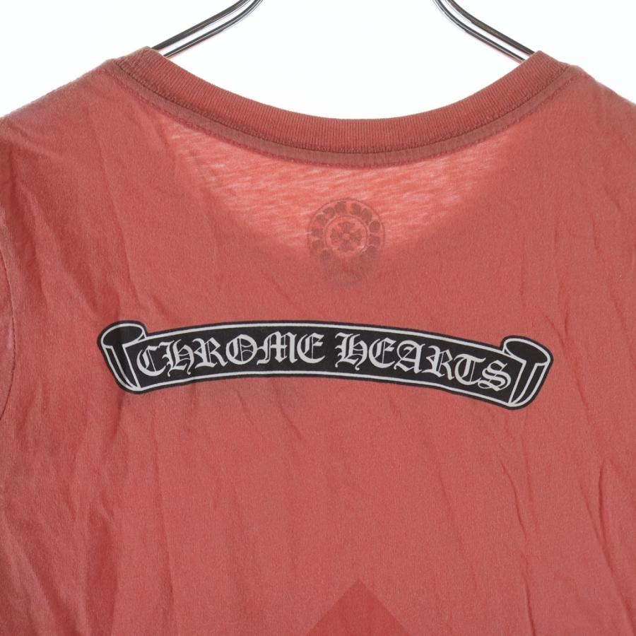 CHROME HEARTS（クロムハーツ） バックスクロールラベルプリント半袖T