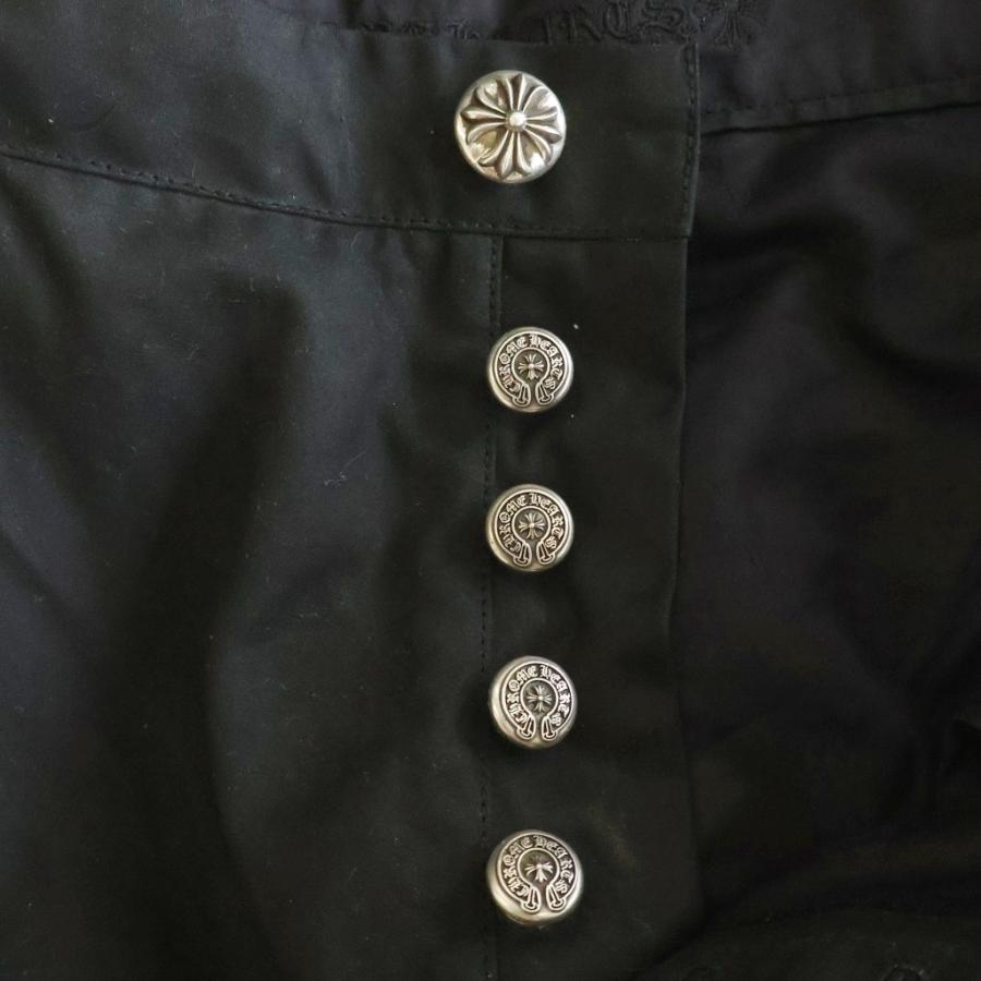 CHROME HEARTS クロムハーツ Oil CARPENTER DOUBLE KNEE オイル カーペンターロングパンツ ブラック CHROME HEARTS（クロムハーツ） Oil CARPENTER DOUBLE KNEE オイル