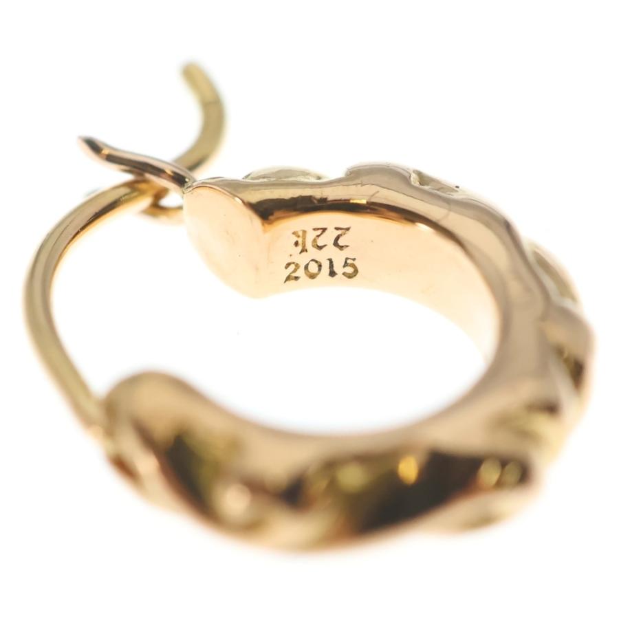CHROME HEARTS（クロムハーツ） 22K TNY HOOP SCRL 22Kタイニー