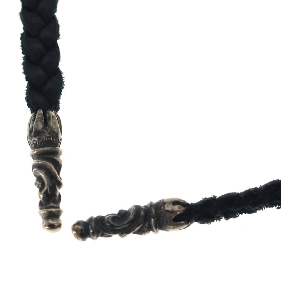 CHROME HEARTS（クロムハーツ） LEATHER BRAID SCROLL ネックレス