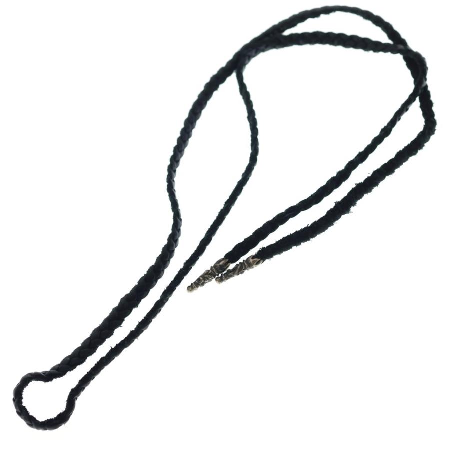 CHROME HEARTS（クロムハーツ） LEATHER BRAID SCROLL ネックレス